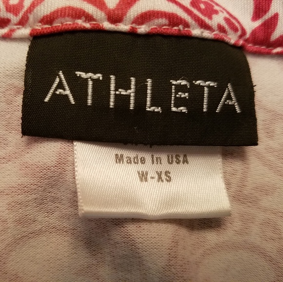 Athleta Pineapple Print Quarter-Zip Jacket, Red - Picture 5 of 6